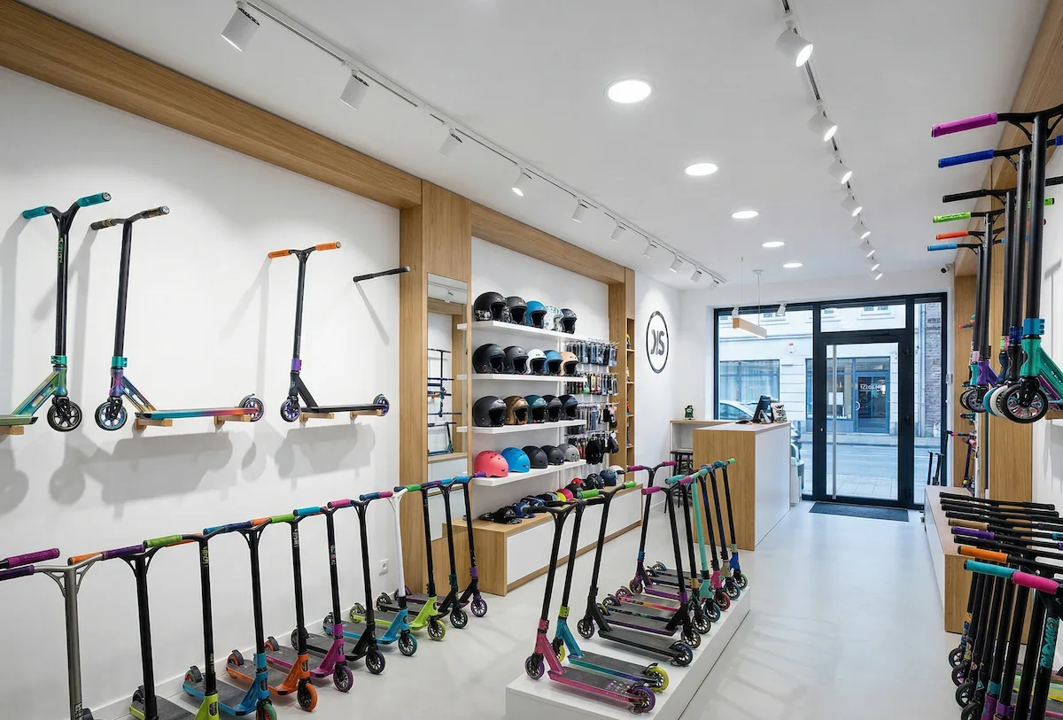 Scooter retail shop