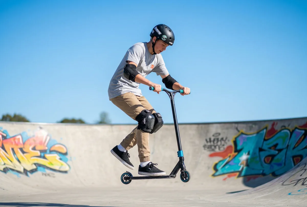 Rider performing tricks